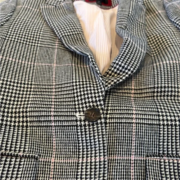 J. Crew Black and White Checkered Blazer - Picture 2 of 5